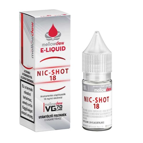 10ml VG70 e-liquid 18mg - NIC-SHOT 18