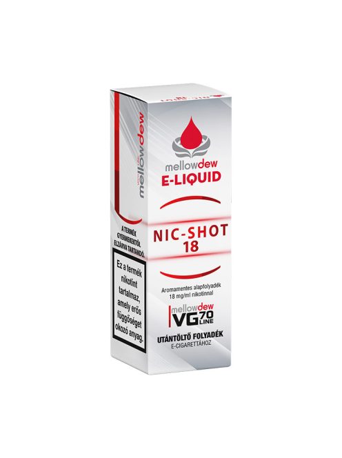 10ml VG70 e-liquid 18mg - NIC-SHOT 18