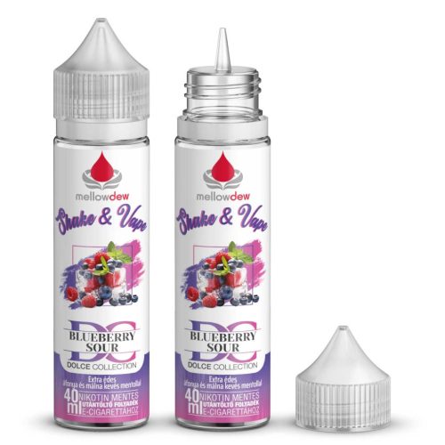 40 ml DOLCE e-liquid 00mg - BLUEBERRY SOUR