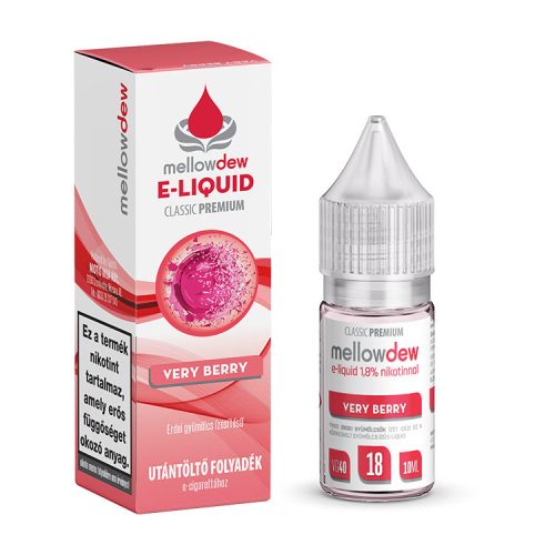 10 ml Premium e-liquid 00mg - VERY BERRY