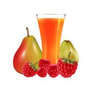 10 ml VG70 e-liquid 00mg - PEAR RASPBERRY JUICE